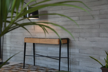 BOUVET PORTORO - Rectangular console in wood and marble with drawers by Maami Home - view 3